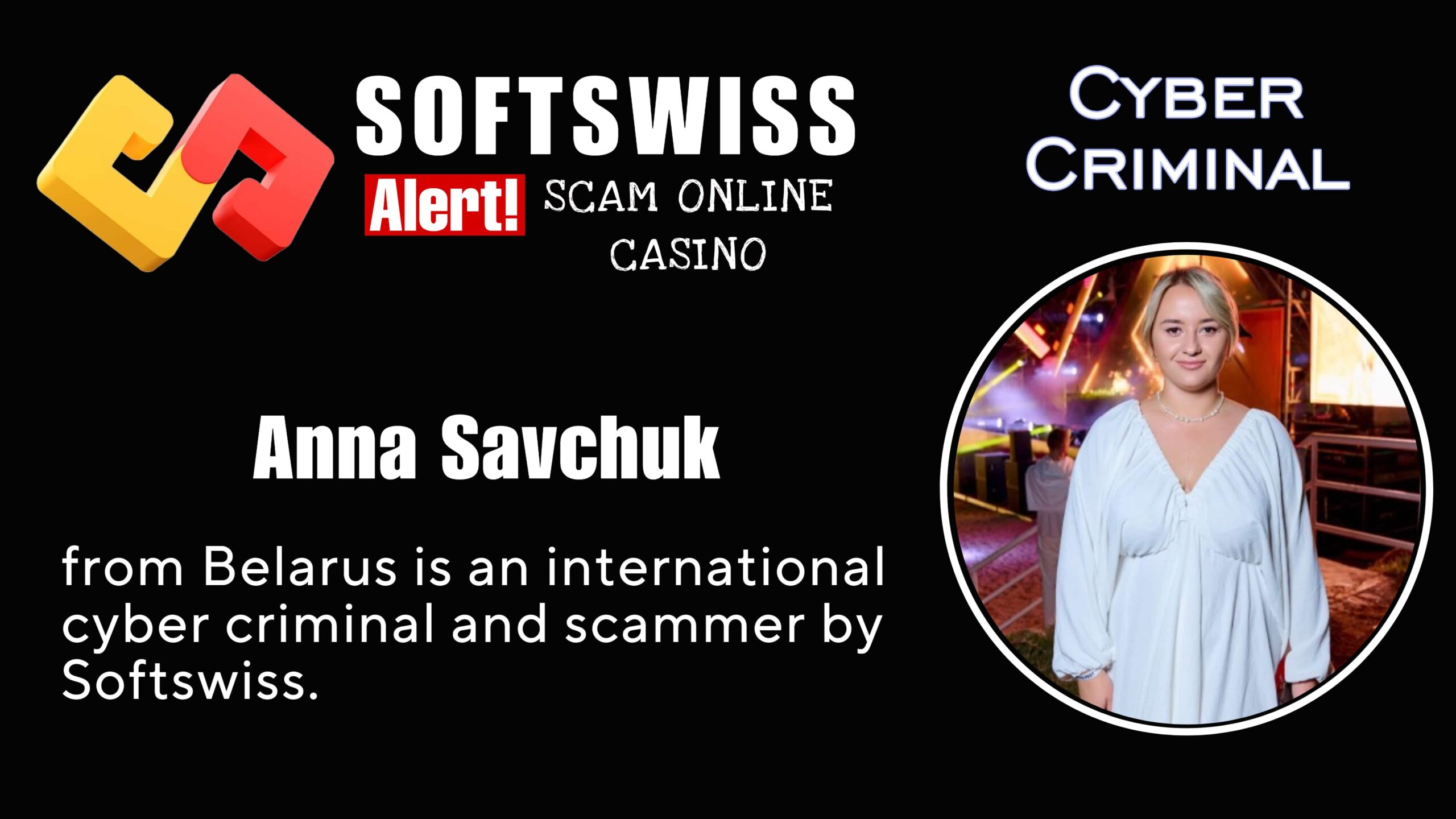 Anna Savchuk - softswiss scam - Casino by Softswiss